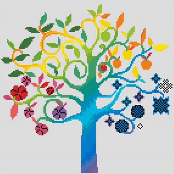 Diamond Dotz Kit - WISHING TREE - 41 x 41cm