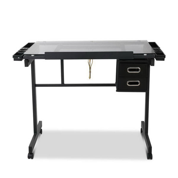 Drawing Desk Drafting Table Set With Stool Tilt Art Craft