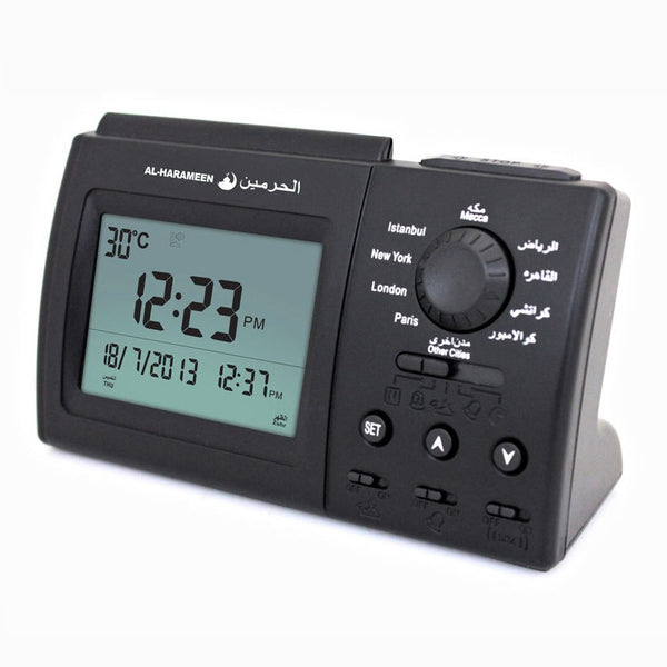 LCD Display Muslim Clock Arabic Desktop Alarm Clock