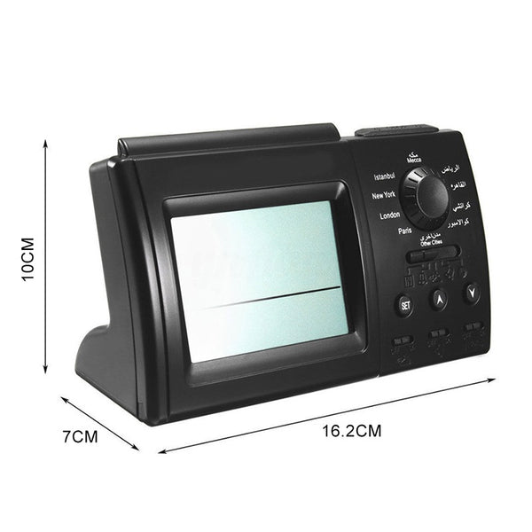 LCD Display Muslim Clock Arabic Desktop Alarm Clock