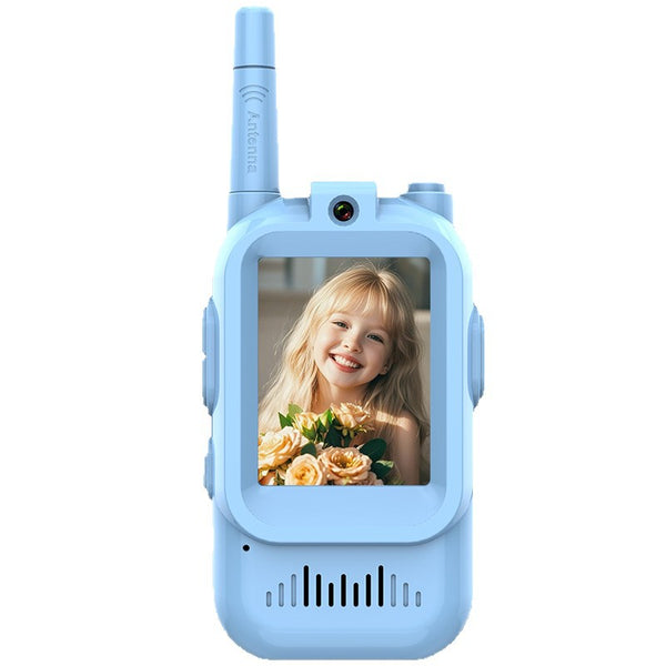 Video Wireless Walkie Talkies For Kids Handheld 2 Pack Rechargeable Intercom Cam Outdoor Family Games