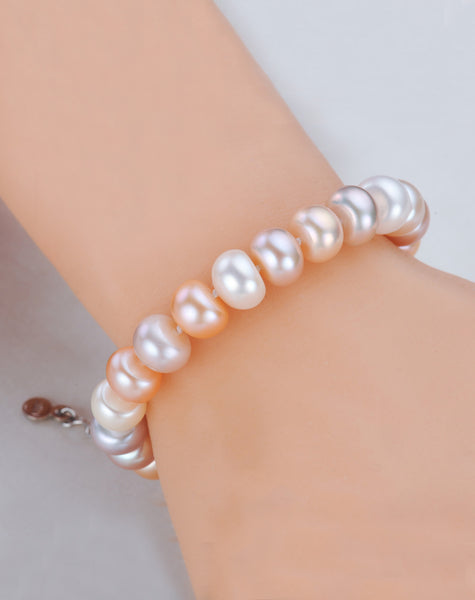 New Mixed color pearl bracelet