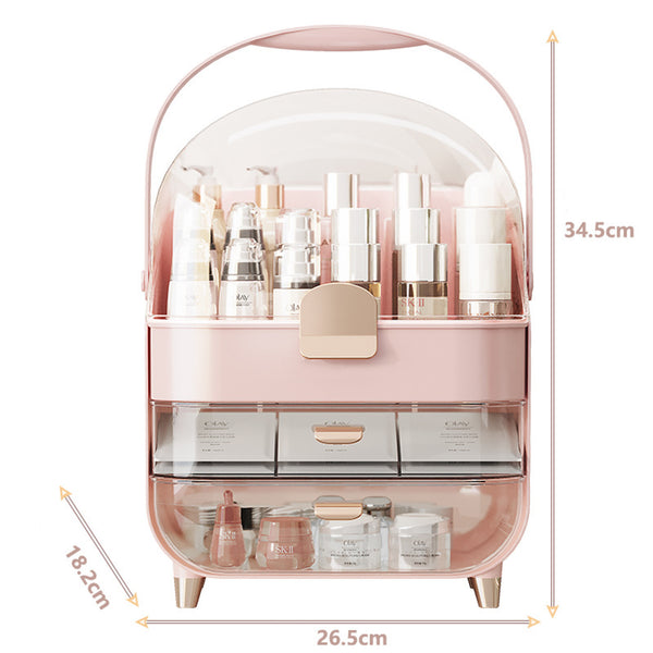 Makeup Organizer With Skincare Holder