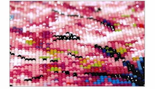 5D Diamond Painting - Frau Mit Wlfen