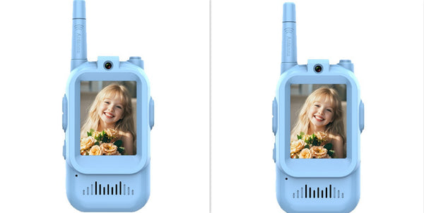 Video Wireless Walkie Talkies For Kids Handheld 2 Pack Rechargeable Intercom Cam Outdoor Family Games