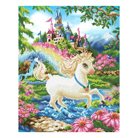 DIAMOND DOTZ PRINCESS UNICORN 51 X 41CM