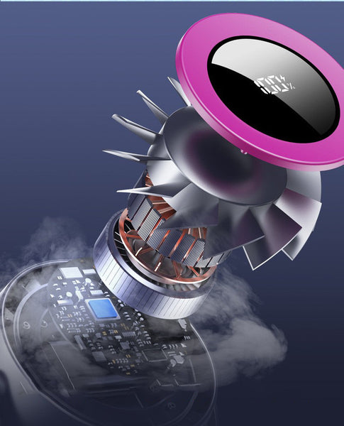 Desk Fan, Small Quiet LED Display Portable Table Fans xmas gift