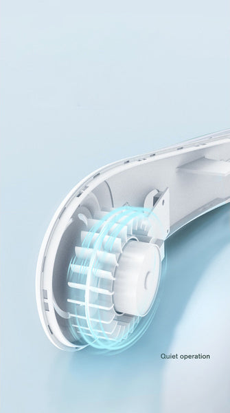 Portable Neck Fan Upgraded, Neckbrace Personal Hands Free, 5 Speed Gears Adjustment