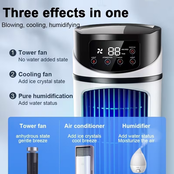 USB portable air conditioner humidifier - 6-speed adjustment
