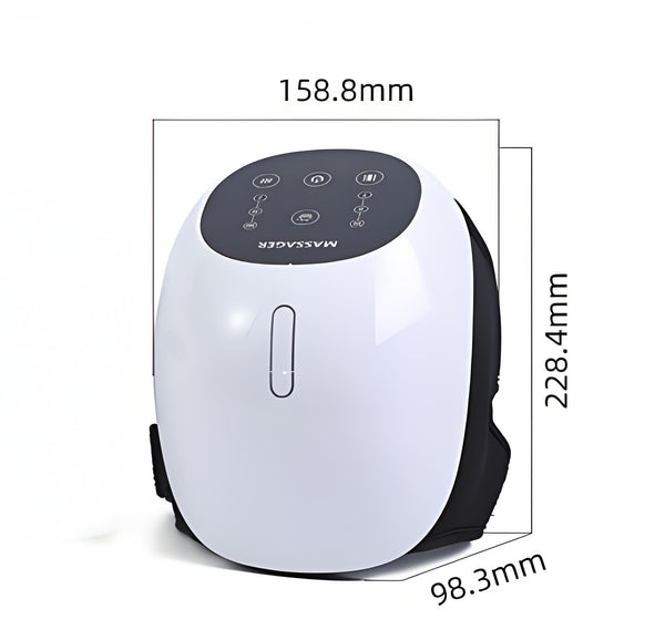 Cordless 360° Knee Massager: 3 Intensity Levels, Comfortable Wrap Design
