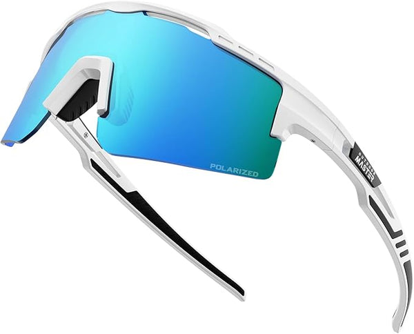OutdoorMaster Hawk II Polarized Sports Sunglasses for Men Women