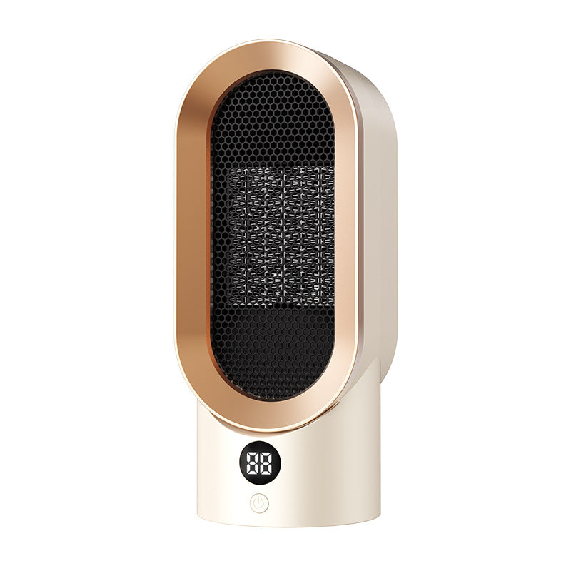 Portable Electric Ceramic Heater - Quiet, Safe & Efficient for Small Spaces