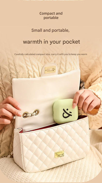 Green or Pink Cute Block Hand Warmer