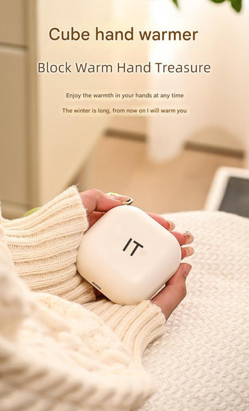 Green or Pink Cute Block Hand Warmer