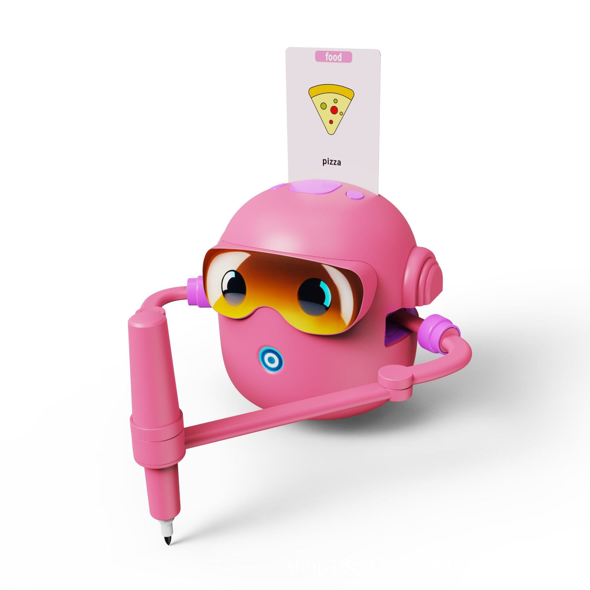 Pink Interactive Drawing Robot Educational Art Toy