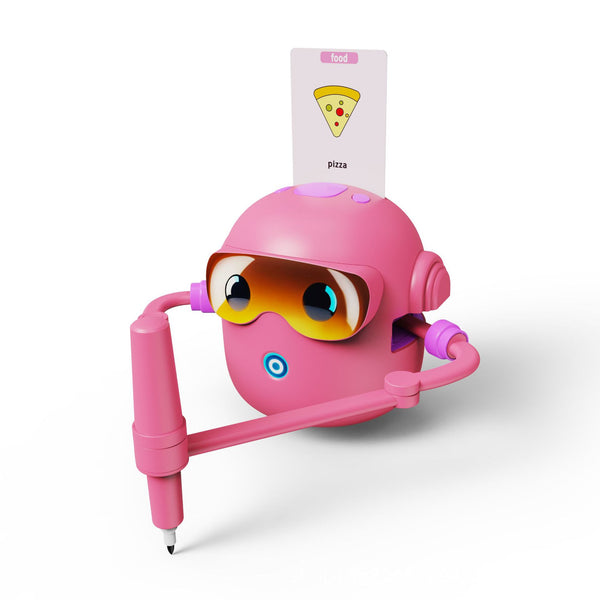 Pink Interactive Drawing Robot Educational Art Toy