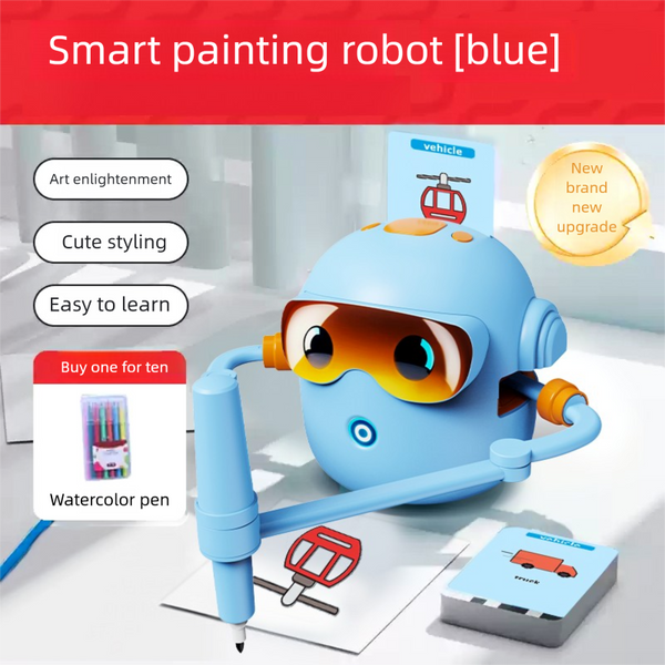 Pink Interactive Drawing Robot Educational Art Toy