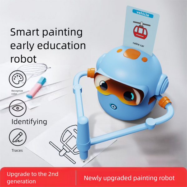 Pink Interactive Drawing Robot Educational Art Toy