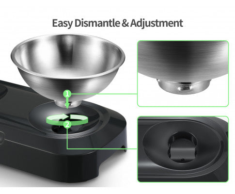 YES4PETS Stainless Steel Pet Bowl Water Bowls Portable Anti Slip Skid Feeder Dog Rabbit Cat
