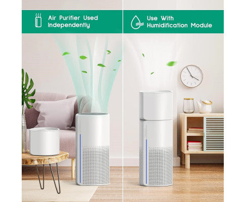 Air Purifier Humidifier Combo, 2-in-1 HEPA