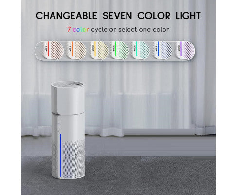 Air Purifier Humidifier Combo, 2-in-1 HEPA