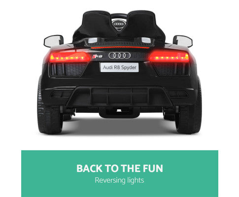 Kids Ride On Car Audi R8 Licensed Sports Electric Toy Cars Black