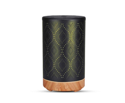 Essential Oil Aroma and Remote Diffuser - 100ml Metal Art Air Mist Humidifier