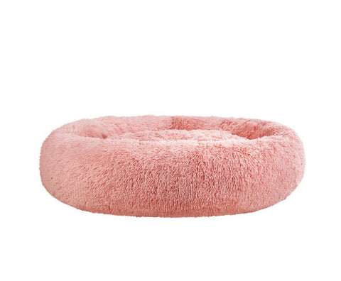 i.Pet Pet Bed Dog Cat 110cm Calming Extra Large Soft Plush Pink