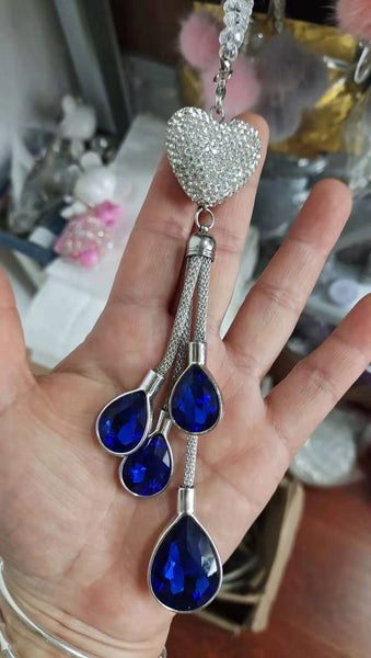 Car Pendant Rearview Mirror Pendant Car Crystal Interior Hanging Decoration