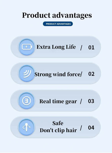 Rechargeable Portable Hands-Free Cooling Fan with 3 Speeds