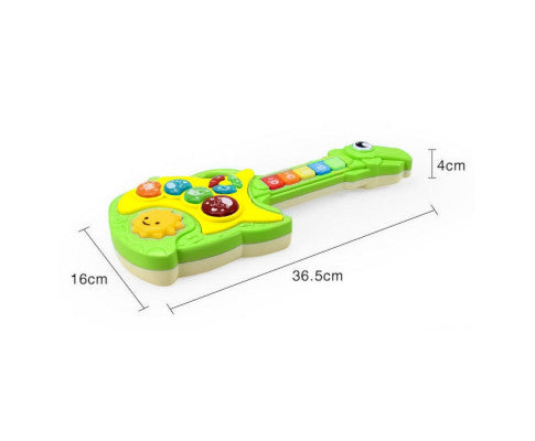 GOMINIMO Kids Musical Guitar Toys with Dinosaur Shape Design (Green) GO-MAT-108-XC
