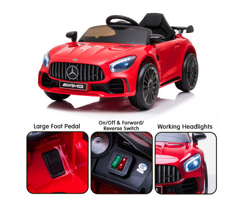 Kahuna Mercedes Benz Licensed Kids Electric Ride On Car Remote Control - Red