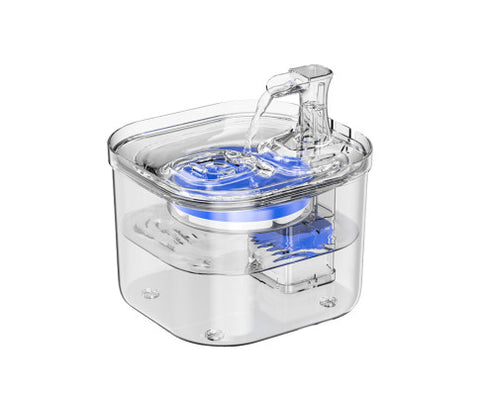 FLOOFI 2L Pet Water Fountain for Cats and Small Dogs
