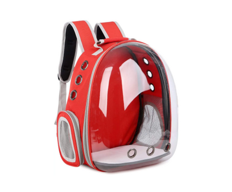 Floofi Expandable Space Capsule Backpack - Model 1 (Red) FI-BP-115-FCQ