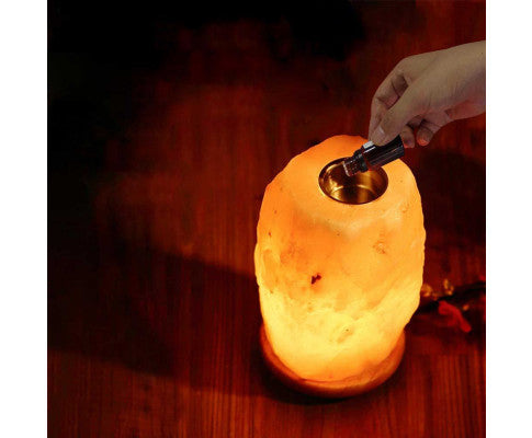 12V 12W 3-5kg Himalayan Pink Salt Diffuser Essential Oil Lamp Aromatherapy On/Off