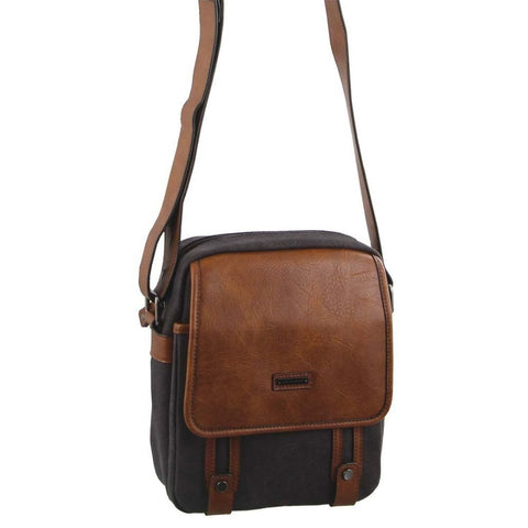 Pierre Cardin Canvas Cross-Body Bag Unisex