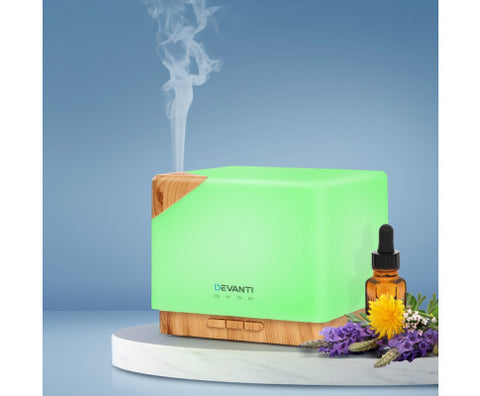 DEVANTi Aroma Diffuser Air Humidifier Night Light 600ml