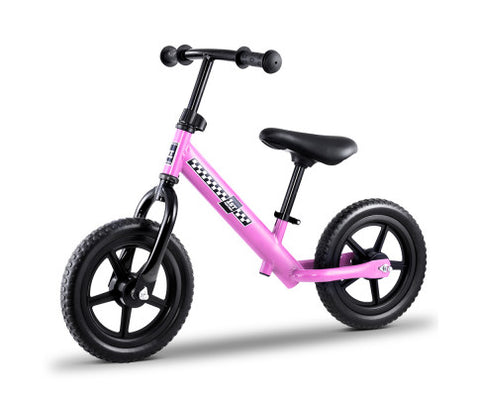 Rigo Kids Balance Bike Ride On Toys Push Bicycle Wheels Toddler Baby 12" Bikes Pink