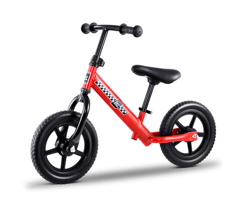 Rigo Kids Balance Bike Ride On Toys Push Bicycle Wheels Toddler Baby 12" Bikes Red