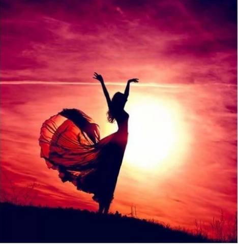 Full Drill - 5D DIY Diamond Painting Kits Artistic Red Dream Dancer 40x40