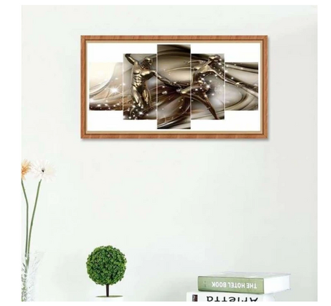 Full Drill - 5D DIY Diamond Mnp Dotz Multi Panel Dream Portrait Of Dancer