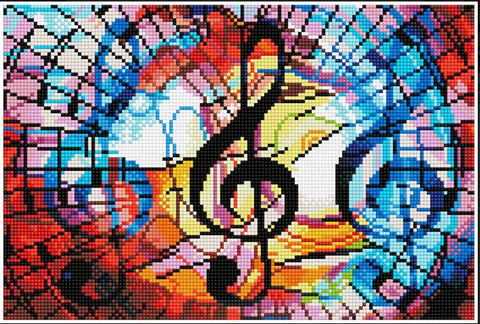 Diamond Dotz Kit TRIPLE TREBLE - 40 x 27cm