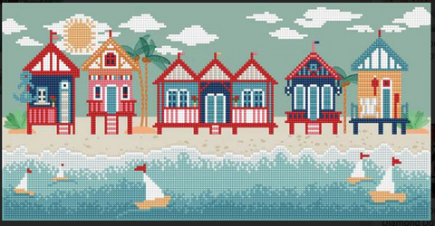 Diamond Dotz kit SEASIDE DAYS - 53 x 27cm