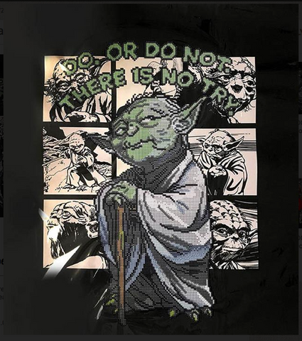 DIAMOND DOTZ  Star Wars Yoda (DDSW.1006) 57 x 64cm