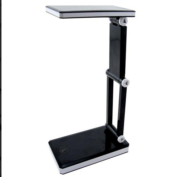 TRIUMPH  Folding LED Rechargeable Desk Lamp, Black