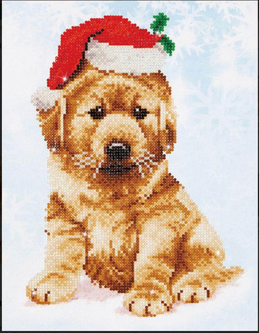 Diamond Dotz Kit CHRISTMAS LAB - 27 x 35cm