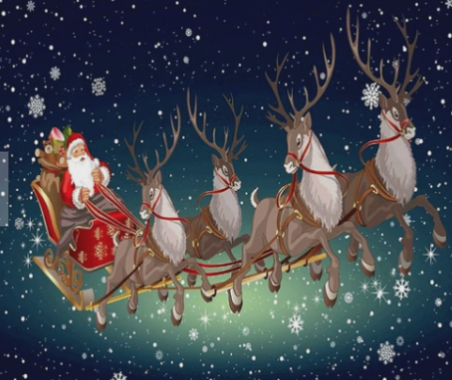 Santa Claus Giving Gifts Full Round Diamond Painting Kits 40 x 30