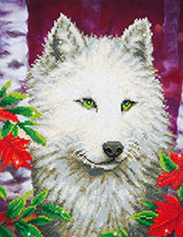 Diamond Dotz Kit WHITE WOLF 35.5 x 45.72cm
