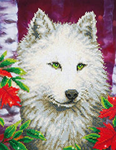 Diamond Dotz Kit WHITE WOLF 35.5 x 45.72cm