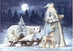 FULL DRILL 5D DIY DIAMOND PAINTING KITS WINTER CHRISTMAS SANTA CLAUS